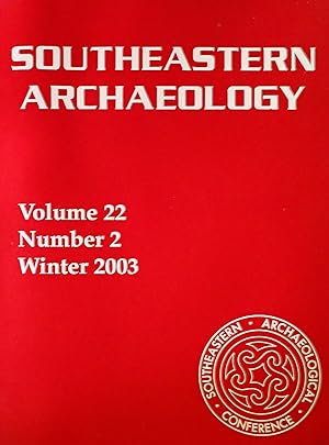 Seller image for Southeastern Archaeology (Volume 22, Number 2, Winter 2003) for sale by Weekly Reader