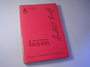 Bild des Verkufers fr Bertolt Brecht lesen - Lesezeichen zum literarischen Werk / Leseportraits Bd. 3 zum Verkauf von Antiquariat Fuchseck