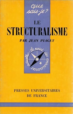 Bild des Verkufers fr Le structuralisme. Collection "que sais-je?, N. 1311. zum Verkauf von La Librera, Iberoamerikan. Buchhandlung