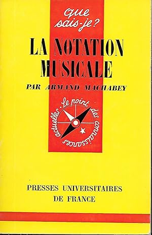 Image du vendeur pour La notation musicale 3e dition mise  jour par Michel Uglo mis en vente par LES TEMPS MODERNES