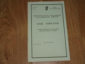 Dail Eireann: Parliamentary Debates Vol. 276 No. 1 19th November, 1974 Official Report Unrevised