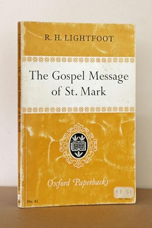 Seller image for The Gospel Message of St. Mark (Oxford Paperbacks No. 41) for sale by Beaver Bridge Books