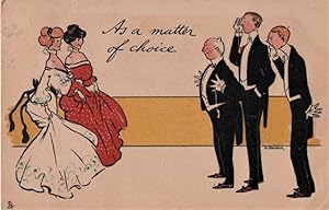Image du vendeur pour courtship postcard: As a Matter of Choice mis en vente par Mobyville