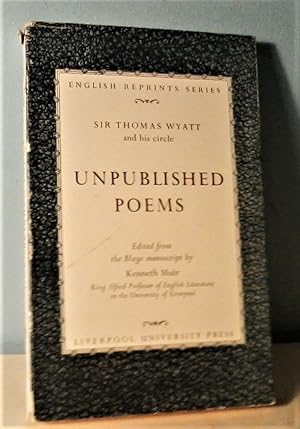 Seller image for Unpublished Poems for sale by Berthoff Books