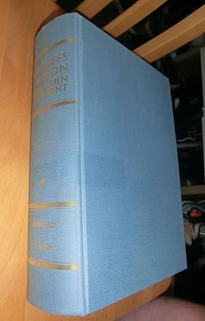 Immagine del venditore per Theologisches Begriffslexikon zum Neuen Testament, Band I : Abraham - Glaube venduto da Dipl.-Inform. Gerd Suelmann