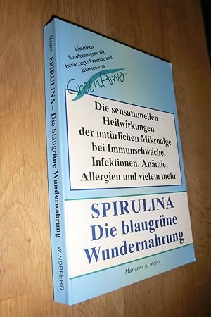 Bild des Verkufers fr SPIRULINA - die blaugrne wundernahrung' zum Verkauf von Dipl.-Inform. Gerd Suelmann