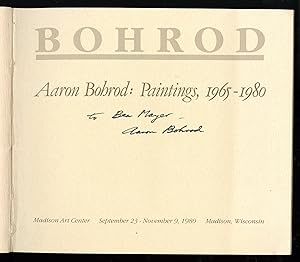 Aaron Bohrod: paintings, 1965-1980. Inscribed, with correspondence