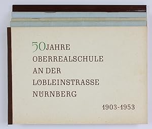 Oberrealschule Löbleinstrasse Nürnberg, kl. Konvolut Schriften