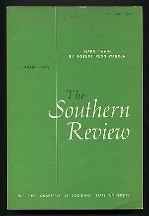 Image du vendeur pour The Southern Review - Volume VIII, New Series, July, 1972, Number 3 mis en vente par Between the Covers-Rare Books, Inc. ABAA