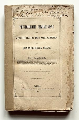 Physicalische Verhältnisse und Vertheilung der Organismen im Quarnerischen Golfe.