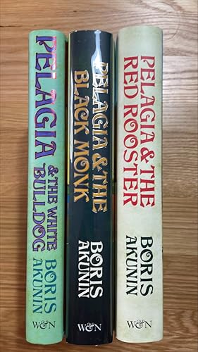 Seller image for Pelagia and the White Bulldog, Black Monk, Red Rooster. Bookplate signed UK first editions, first printings of the first three Sister Pelagia novels. All are in at least near fine / near fine condition. for sale by Signed and Delivered Books