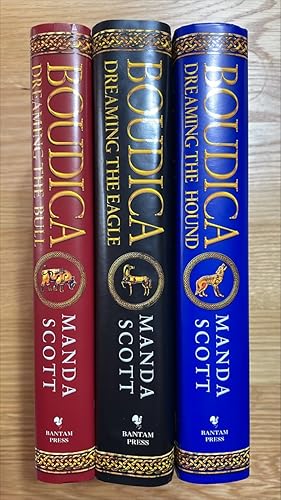 Immagine del venditore per Dreaming the Bull, Dreaming the Eagle, Dreaming the Hound. Flatsigned UK first editions, first printings of the first three Boudica novels. All are in at least near fine / near fine unread condition. venduto da Signed and Delivered Books