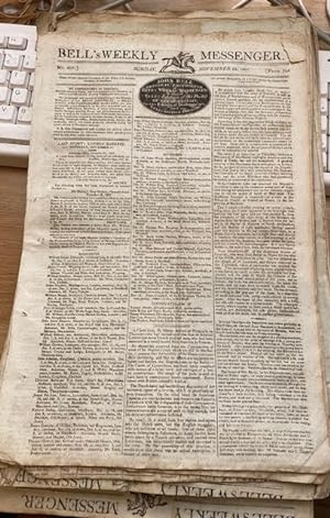 Bell's Weekly Messenger 1807. 29 issues.