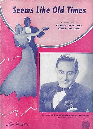 Immagine del venditore per Seems Like Old Times Vintage 1946 Sheet Music Featured by Guy Lombardo and His Orchestra venduto da Vada's Book Store