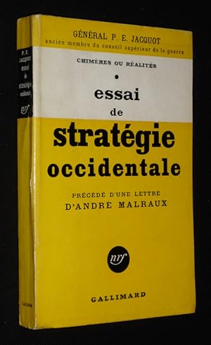 Image du vendeur pour Essai de stratgie occidentale mis en vente par Abraxas-libris