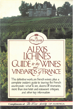 Guide to the Wines and Vineyards of France.