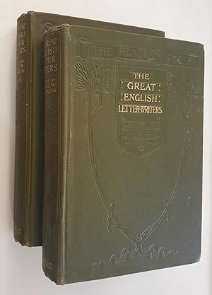 The Great English Letter-Writers (2 Vols., 1909)