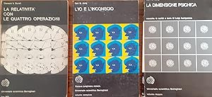 Tre libri Scientifica Boringhieri cover Enzo Mari 1966/67/72