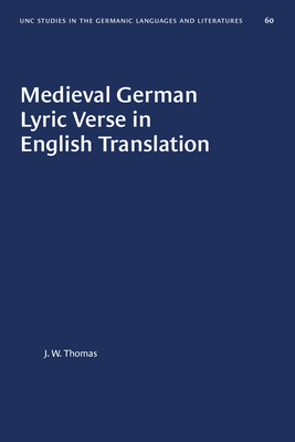 Seller image for Medieval German Lyric Verse in English Translation (Paperback or Softback) for sale by BargainBookStores