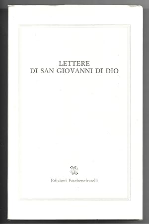 Seller image for Lettere di San Giovanni di Dio for sale by Sergio Trippini