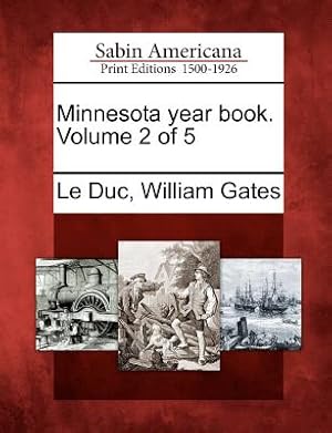 Imagen del vendedor de Minnesota Year Book. Volume 2 of 5 (Paperback or Softback) a la venta por BargainBookStores