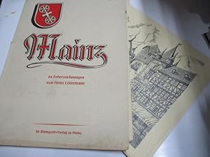 Bild des Verkufers fr Mainz. 24 Federzeichungen. zum Verkauf von Ottmar Mller