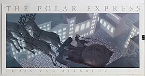 Seller image for THE POLAR EXPRESS: A Rare Variant Poster Promoting the Book Before It Won the Caldecott Medal for sale by Tennyson Williams Books and Fine Art