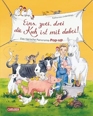 Bild des Verkufers fr Eins, zwei, drei - die Kuh ist mit dabei: Das tierische Panorama-Pop-up zum Verkauf von Gabis Bcherlager