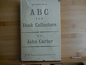 Seller image for ABC for Book Collectors for sale by Horton Colbert