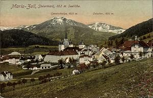 Ansichtskarte / Postkarte Mariazell Steiermark, Mariazeller Bahn, Gemeindealpe, Oetscher