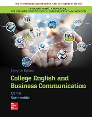 Seller image for ISE Student Activity Workbook for use with College English and Business Communication (Paperback) for sale by Grand Eagle Retail