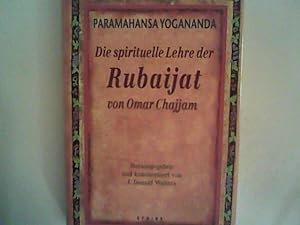 Bild des Verkufers fr Die spirituelle Lehre der Rubaijat von Omar Chajjam zum Verkauf von ANTIQUARIAT FRDEBUCH Inh.Michael Simon