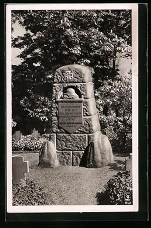 Image du vendeur pour Ansichtskarte Weimarer Republik, Denkmal den im Weltkriege 1914-18 gefallenen Soldaten mis en vente par Bartko-Reher