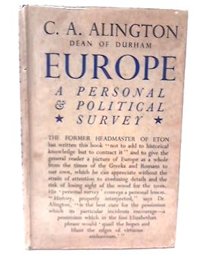 Imagen del vendedor de Europe. a la venta por World of Rare Books