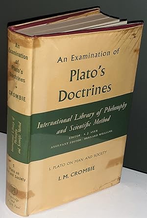 Seller image for An Examination of Plato's Doctrines - volume 1 for sale by Rotary Charity Books