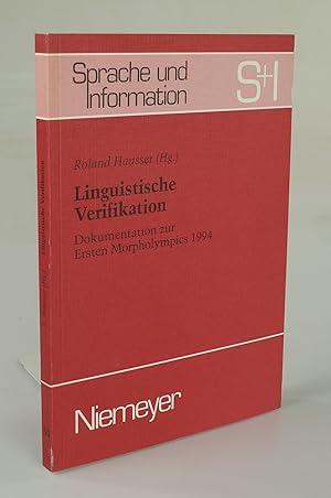 Bild des Verkufers fr Linguistische Verifikation. zum Verkauf von Antiquariat Dorner