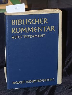 Seller image for Dodekaphropheton 1 - Hosea ( = Biblischer Kommentar Altes Testament - In Verbindung mit . Herausgegeben von Martin Noth - Band XIV/1) for sale by Antiquariat Hoffmann