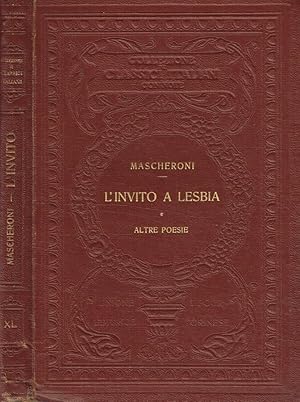 Bild des Verkufers fr L'Invito a Lesbia Cidonia e altre poesie zum Verkauf von Biblioteca di Babele