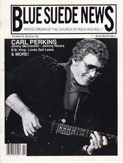 Blue Suede News No. 23 Summer, 1993: Carl Perkins Cover