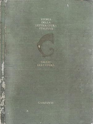 Bild des Verkufers fr Storia della letteratura italiana Saggio dell'opera zum Verkauf von Biblioteca di Babele