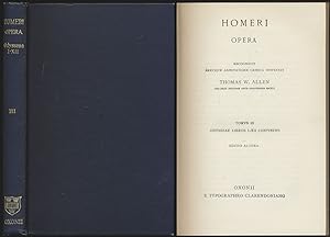 Homeri Opera. Tomus 3. Odysseae libros I -XII continens. Recognovit brevique Adnotatione Critica ...