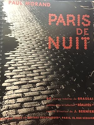 Seller image for Paris de Nuit for sale by PEN ULTIMATE RARE BOOKS