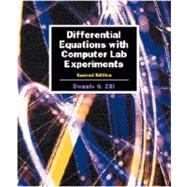 Imagen del vendedor de Differential Equations With Computer Lab Experiments a la venta por eCampus