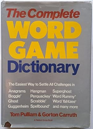Bild des Verkufers fr The Complete Word Game Dictionary zum Verkauf von WeBuyBooks