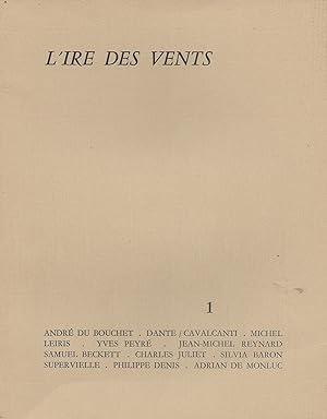 Seller image for L'IRE DES VENTS. Directeur de la publication : Yves Peyr. for sale by Librairie Les Autodidactes - Aichelbaum