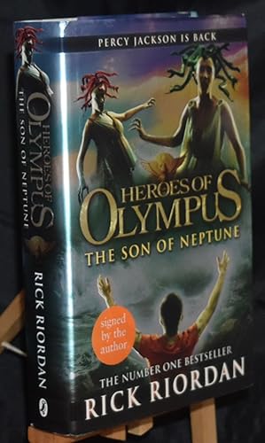 Imagen del vendedor de The Son of Neptune (Heroes of Olympus Book 2). First UK Printing. Signed By Author a la venta por Libris Books