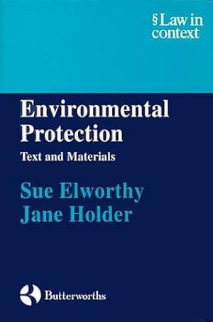 Seller image for Environmental Protection: Text and Materials (Law in Context) for sale by WeBuyBooks