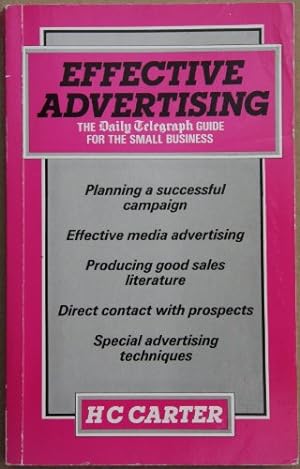 Immagine del venditore per Daily Telegraph" Guide to Effective Advertising for the Small Business venduto da WeBuyBooks