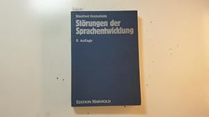 Seller image for Strungen der Sprachentwicklung for sale by Gebrauchtbcherlogistik  H.J. Lauterbach