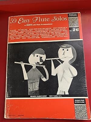 59 Easy Flute Solos, or, Duets with Piano Accompaniment # 26 in the series